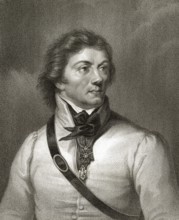 Andrzej Tadeusz Bonawentura Kosciuszko, or Andrew Thaddeus Bonaventure Kosciuszko, 1746 - 1817, a