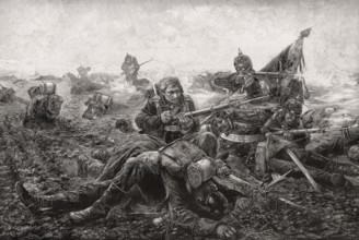 Battle of Dijon on 23rd January 1871, Franco-Prussian War