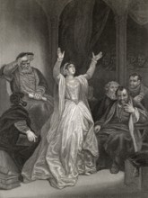 Verurteilung von Anne Boleyn, 1501-1536, Königin von England von 1533 bis 1536 als zweite Frau von