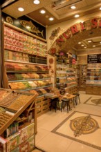 Egyptian bazar with spices and dried fruits Istanbul, Turkey
