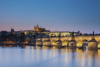 Europe. Czech Republic. Prague. Prague s Old Town District or Stare Mesto and Charles Bridge