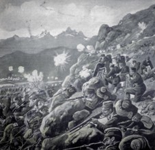 World War 1, During the battles on the Isonzo. On 6 June 1915 the Italian infantry ran into a
