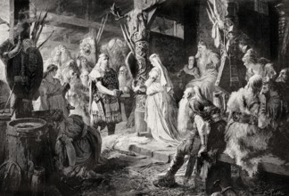 Frithjof at King Ring, king of Ringerike, Frithjof's Saga