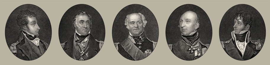 Offiziere der britischen Royal Navy, 18. Jahrhundert