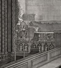 St Stephen's Chapel, old Palace of Westminster, London, England, United Kingdom