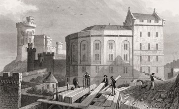 East End of the Bridewell and Jail Governor's House, Edinburgh, Scotland, 19th century, from Modern