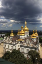 View of the Uspensky Cathedral and the monastery complex of the Kiev Cave Monastery, Holy Mary of