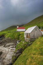 Kunoy Church, Kunoy, Faroe islands, Denmark