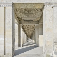 The colonnades of Museum Island, Berlin-Mitte, Berlin, Germany
