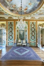 Queluz National Palace building interior, Queluz, Lisbon, Portugal
