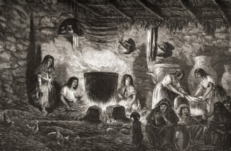 Distillation and consumption of chicha, Perou Andes, South America