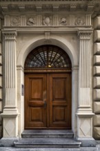 Entrance gate to the government building of the Canton of Lucerne, Ritter Palace, Old Town,