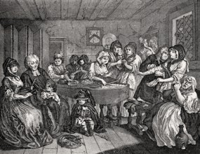 A Harlot's Progress, caricature by William Hogarth, 1697-1764