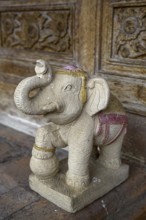 Elephant statue in Wat Yai Chai Mongkhon, Buddhist temple, Ayutthaya, Ayutthaya province, Thailand