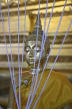 Buddha statue, Wat Phra Si Sanphet, Buddhist temple, Ayutthaya, Ayutthaya province, Thailand