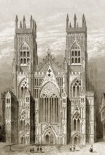 York Minster or Cathedral and Metropolitical Church of Saint Peter in York, England, United Kingdom