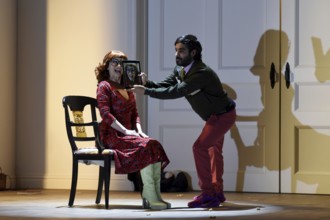 Katharine Mehrling (Sophia), Christin Nichols (Helena), Sophia oder das Emde der Humanisten, German