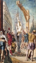 Torture with smoke, St Zoe of Rome (died around 286) was a noblewoman married to Nicostratus, a