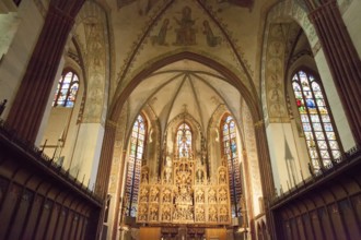 Brueggemann altar or Bordesholmer altar, Schleswig Cathedral, Schleswig, Schleswig-Holstein,