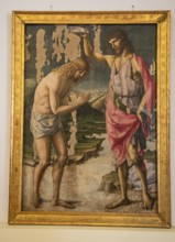The Baptism of Christ by Lorenzo dAlessandro, painting in Ducal Palace, Old Town, UNESCO World