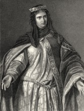 Donna Isabella, character from the tragedy The Bride of Messina by Friedrich Schiller, 1759 - 1805