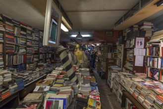Bookstore in the old town, Venice, Veneto, Italy