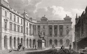 The Parliament House, Edinburgh, Scotland, 19th century, from Modern Athens by Th. H. Shepherd