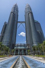 KUALA LUMPUR, MALAYSIA, MAY 5: Petronas Twin Towers in day on May 5, 2011 in Kuala Lumpur. They