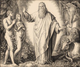 Creation of Humanity, by Julius Schnorr von Carolsfeld, 1860