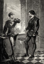 ACT IV., SCENE IV., Antonio, Tasso, scene from Torquato Tasso, a play by Johann Wolfgang von Goethe