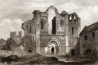 Castle Acre Priory, Castle Acre, Norfolk, England, 18. Jahrhundert