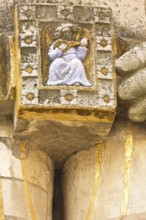 Fresco painting, church, Bremen, Germany