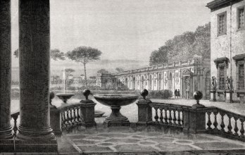 The French Academy in Rome, Villa Borghese, Rome, Italy, 19th Century