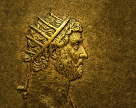 Hadrian or Publius Aelius Hadrianus Augustus, 76 - 138, Roman emperor, digitally edited