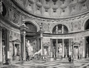 The Pantheon, Rome, Italy, 19th Century