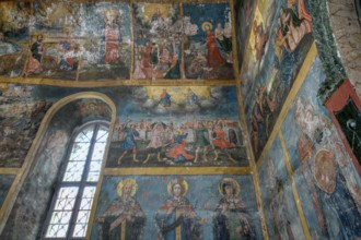 Krusedol Monastery, Frescoes and mural paintings, Vojvodina Province, Serbia