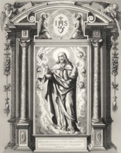 Jesus Christ, 1853, Steel engraving digitally restored