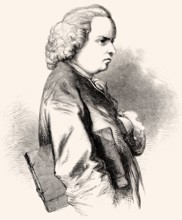 Oliver Goldsmith 1728, 1774, ein irischer Schriftsteller und Arzt