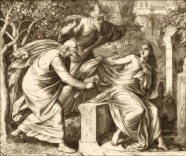 Susanna and Elders, Old Testament, by Julius Schnorr von Carolsfeld