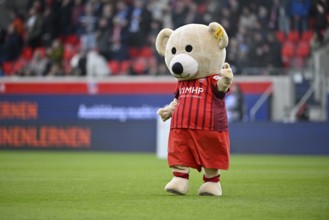 Mascot Paule 1. FC Heidenheim 1846 FCH soccer Bundesliga, Voith-Arena, Heidenheim,