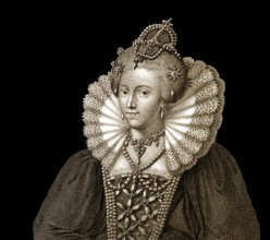 Elizabeth I, 1533 - 1603, Queen of England 1558 - 1603, Tudor dynasty