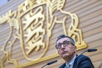 2026 state election in Baden-Württemberg. Election night in the state parliament. Cem Özdemir,