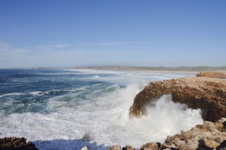 Surf on the Rocky Coast, Carrapateira, Parque Natural do Sudoeste Alentejano e Costa Vicentina,