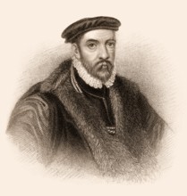 Sir Nicholas Bacon, 1510-1579, an English politician during the reign of Queen Elizabeth I of