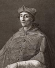 Cardinal Bibbiena, Bernardo Dovizi of Bibbiena, 1470 – 1520, an Italian cardinal and comedy writer