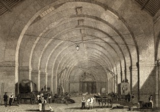 The Octroi Général ou central, rue des Petites Écuries, Faubourg Poissonnière, Paris, antique steel