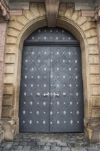 Ornate old door at Prague Castle, Old Town, historical, history, craftsmanship, architecture,