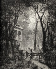 Scene from Die schöne Nacht, The beautiful night, a love poem by Johann Wolfgang von Goethe