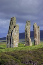 Ring of Brodgar, Brogar, Neolithic henge and stone circle of standing stones near Stromness on