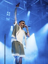 Sido live on 25 years of Sido - The anniversary tour at the Parkbühne Wuhlheide in Berlin on 11.07